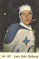 1964 Coralli Hockeystjarnor (Swedish) #47 Lars-Erik Sjoberg Front