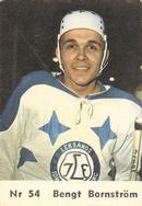 1964 Coralli Hockeystjarnor (Swedish) #54 Bengt Bornstrom Front