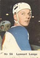 1964 Coralli Hockeystjarnor (Swedish) #56 Lennart Lange Front