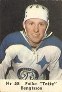 1964 Coralli Hockeystjarnor (Swedish) #58 Folke Bengtsson Front