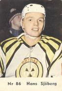 1964 Coralli Hockeystjarnor (Swedish) #86 Hans Sjoberg Front