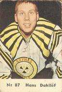 1964 Coralli Hockeystjarnor (Swedish) #87 Hans Dahllof Front