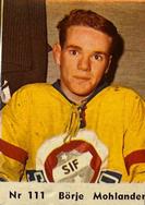 1964 Coralli Hockeystjarnor (Swedish) #111 Borje Mohlander Front