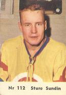 1964 Coralli Hockeystjarnor (Swedish) #112 Sture Sundin Front
