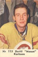 1964 Coralli Hockeystjarnor (Swedish) #113 Bertil Karlsson Front