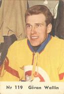 1964 Coralli Hockeystjarnor (Swedish) #119 Goran Wallin Front