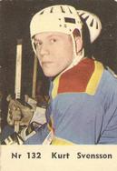 1964 Coralli Hockeystjarnor (Swedish) #132 Kurt Svensson Front