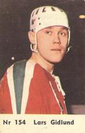 1964 Coralli Hockeystjarnor (Swedish) #154 Lars Gidlund Front