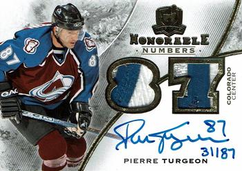 2015-16 Upper Deck The Cup - Honorable Numbers Autograph Relics #HN-PT Pierre Turgeon Front