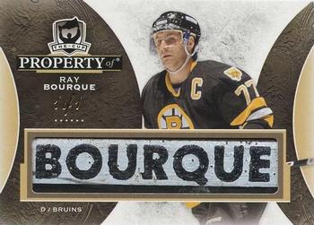 2015-16 Upper Deck The Cup - Property Of... Stick Nameplate #PO-RB Ray Bourque Front