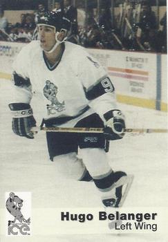 1993-94 Indianapolis Ice (IHL) #1 Hugo Belanger Front