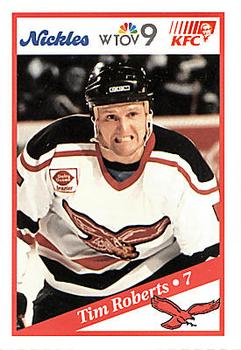 1994-95 Wheeling Thunderbirds (ECHL) #NNO Tim Roberts Front