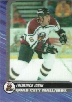 2000-01 Roox Quad City Mallards (UHL) #4 Frederick Jobin Front