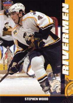 2006-07 Choice Peoria Rivermen (AHL) #21 Stephen Wood Front
