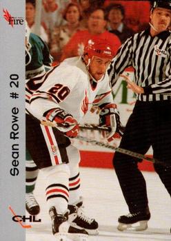 1994-95 Central Hockey League #NNO Sean Rowe Front