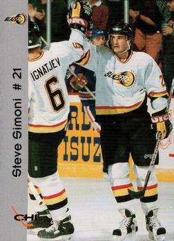 1994-95 Central Hockey League #NNO Steve Simoni Front