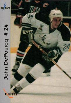 1994-95 Central Hockey League #NNO John DePourcq Front