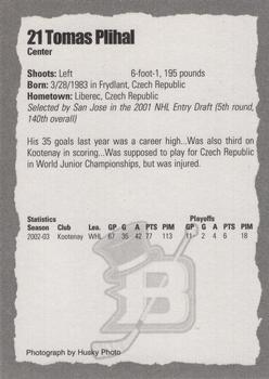 2003-04 Cleveland Barons (AHL) #NNO Craig Valette Back