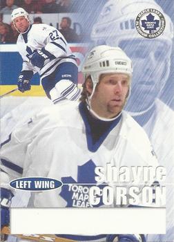 2002-03 Toronto Maple Leafs Platinum Collection #4 Shayne Corson Front