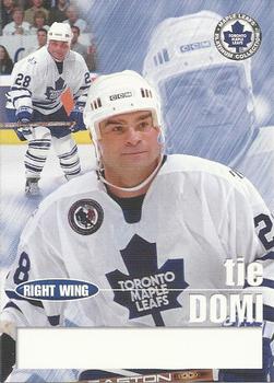 2002-03 Toronto Maple Leafs Platinum Collection #5 Tie Domi Front