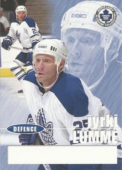 2002-03 Toronto Maple Leafs Platinum Collection #11 Jyrki Lumme Front