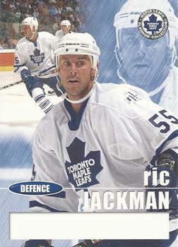 2002-03 Toronto Maple Leafs Platinum Collection #23 Ric Jackman Front