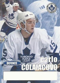 2002-03 Toronto Maple Leafs Platinum Collection #24 Carlo Colaiacovo Front