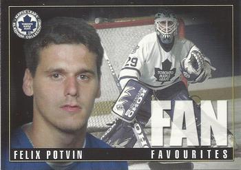 2002-03 Toronto Maple Leafs Platinum Collection #34 Felix Potvin Front