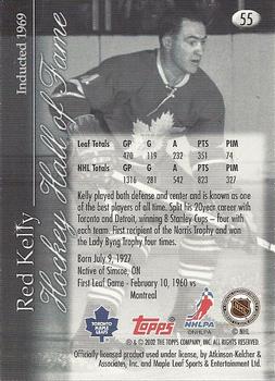 2002-03 Toronto Maple Leafs Platinum Collection #55 Red Kelly Back
