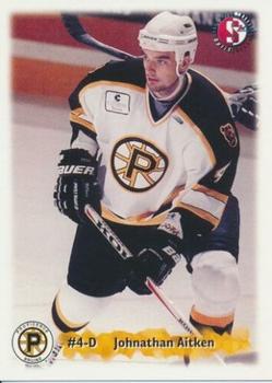 1998-99 SplitSecond Providence Bruins (AHL) #3 Johnathan Aitken Front
