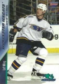 2002-03 Choice Worcester IceCats (AHL) #13 Steve McLaren Front