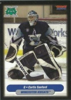 2003-04 Choice Worcester IceCats (AHL) #2 Curtis Sanford Front