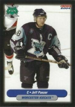2003-04 Choice Worcester IceCats (AHL) #24 Jeff Panzer Front