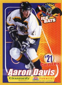 2006-07 Austin Ice Bats (CHL) #A-07 Aaron Davis Front