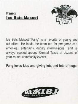 2006-07 Austin Ice Bats (CHL) #A-12 Fang Back