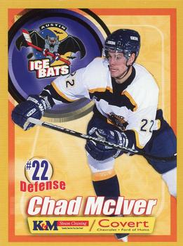 2006-07 Austin Ice Bats (CHL) #B-10 Chad McIver Front