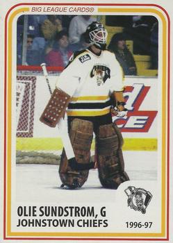 1996-97 Big League Cards Johnstown Chiefs (ECHL) #21 Olie Sundstrom Front
