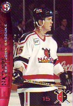 1996-97 SplitSecond Wheeling Nailers (ECHL) #NNO John Badduke Front