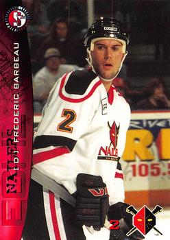 1996-97 SplitSecond Wheeling Nailers (ECHL) #NNO Frederic Barbeau Front