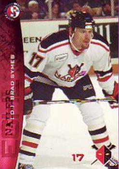 1996-97 SplitSecond Wheeling Nailers (ECHL) #NNO Brad Symes Front