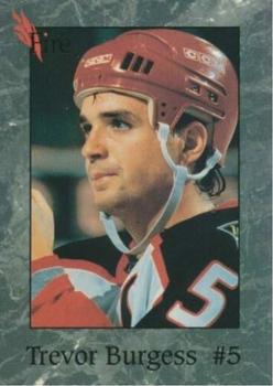 1995-96 Central Hockey League #NNO Trevor Burgess Front