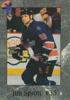 1995-96 Central Hockey League #NNO Jim Sprott Front