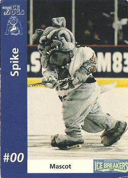 1998-99 Ice Breakers Gum Long Beach Ice Dogs (IHL) #NNO Spike Front
