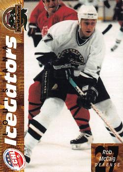 Louisiana Ice Gators 1995-96 KLFY-10/SC Service Chevrolet Hockey Card  Checklist at