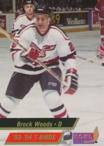 1993-94 Those Guys Productions Wheeling Thunderbirds (ECHL) #NNO Brock Woods Front
