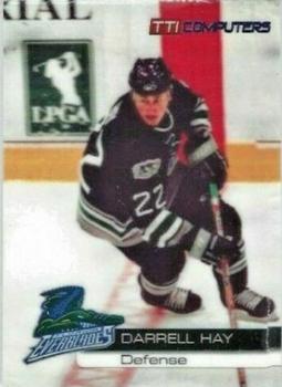 2000-01 Roox Florida Everblades (ECHL) #8 Darrell Hay Front