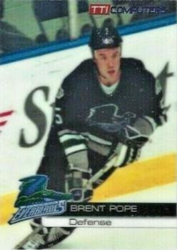 2000-01 Roox Florida Everblades (ECHL) #9 Brent Pope Front