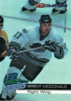 2000-01 Roox Florida Everblades (ECHL) #10 Brent McDonald Front