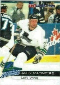 2000-01 Roox Florida Everblades (ECHL) #24 Andy MacIntyre Front