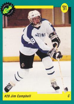 1991 Classic Draft Picks #25 Jim Campbell Front